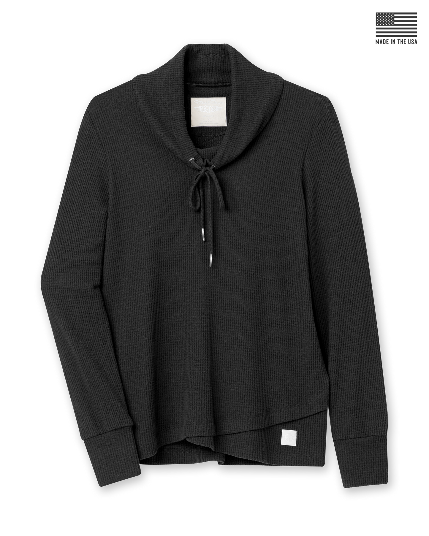 Straight Down Misty Top - Black