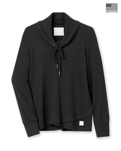 Straight Down Misty Top - Black