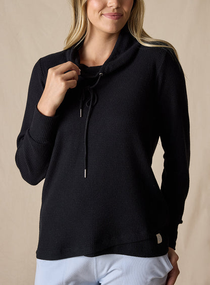 Straight Down Misty Top - Black