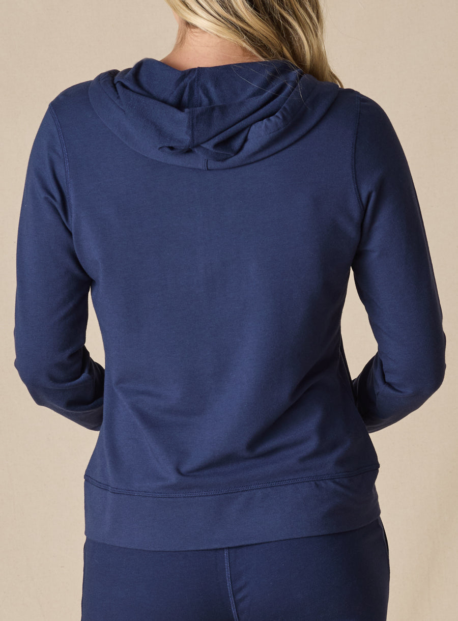 Straight Down Mesa Hooded Jacket - New Indigo