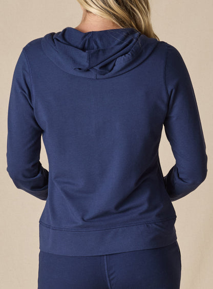 Straight Down Mesa Hooded Jacket - New Indigo