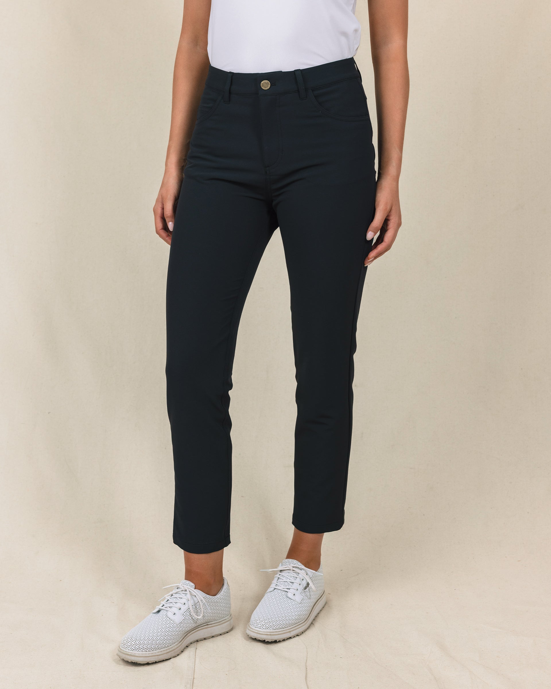 Straight Down Stride Pant - Black