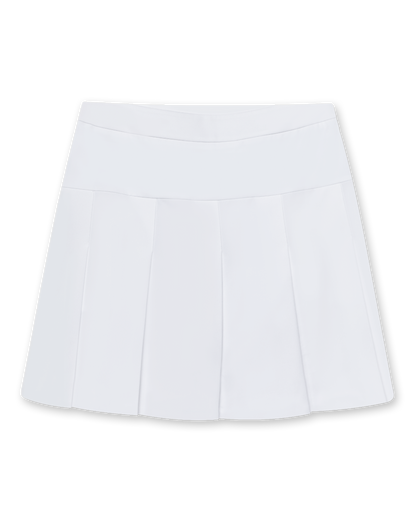 Straight Down Martina Skort - White