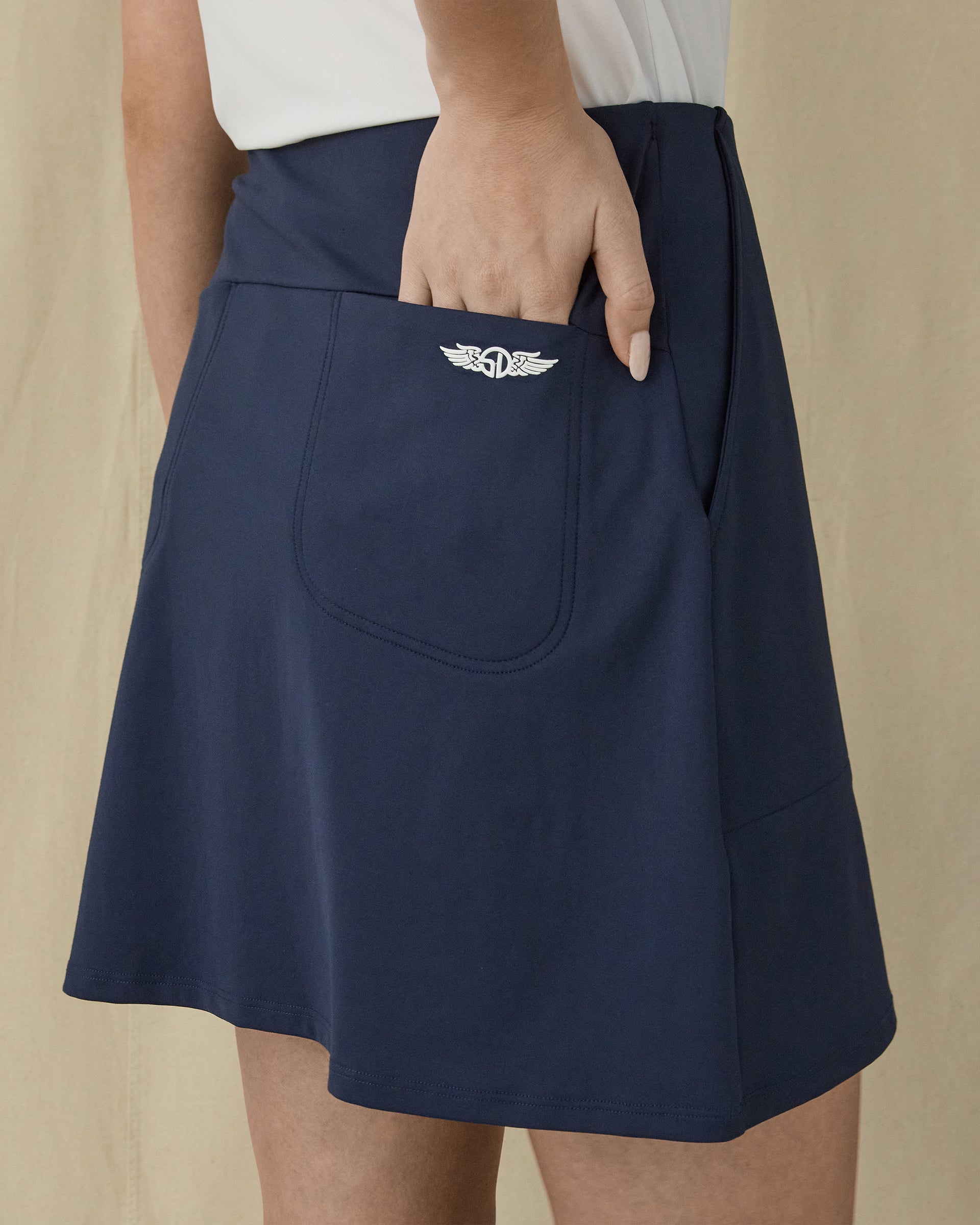 Straight Down Evie Skort - New Indigo