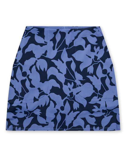 Straight Down Evie Skort - Blueberry