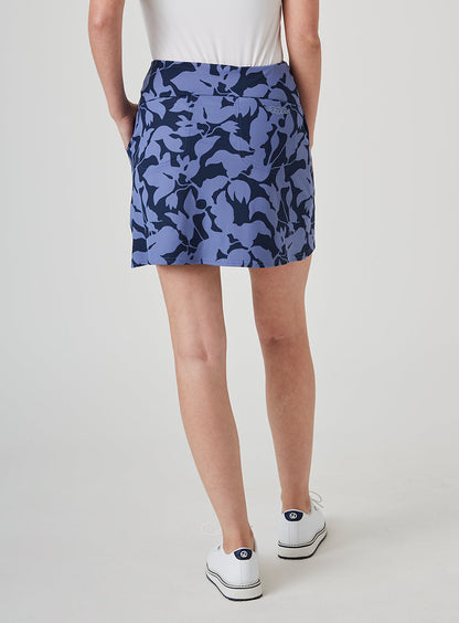 Straight Down Evie Skort - Blueberry