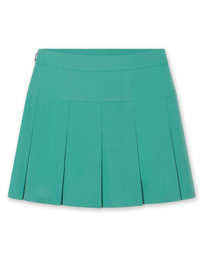 Straight Down Martina Skort - Sea Green