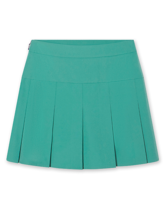 Straight Down Martina Skort - Sea Green