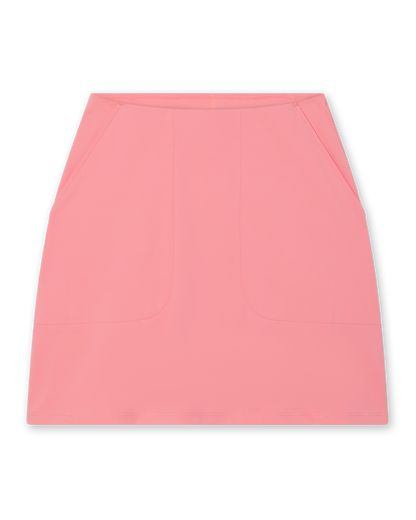 Straight Down Evie Skort - Geranium