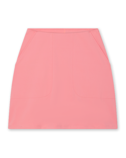 Straight Down Evie Skort - Geranium