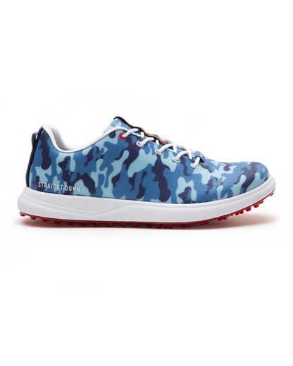 Straight Down Defender Shoe - Camo Ocean