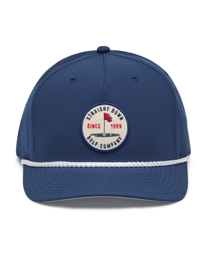 Straight Down Pin High Rope Hat - Navy