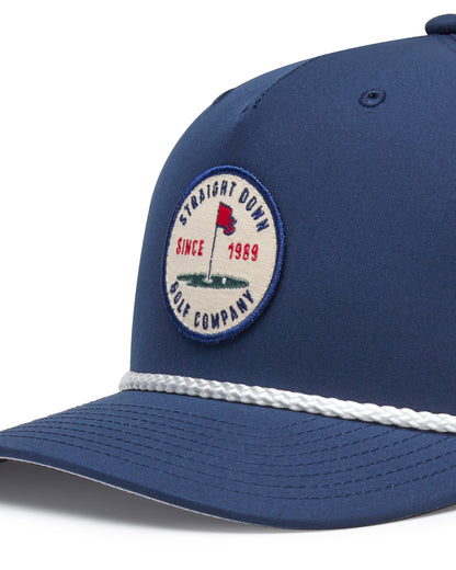 Straight Down Pin High Rope Hat - Navy