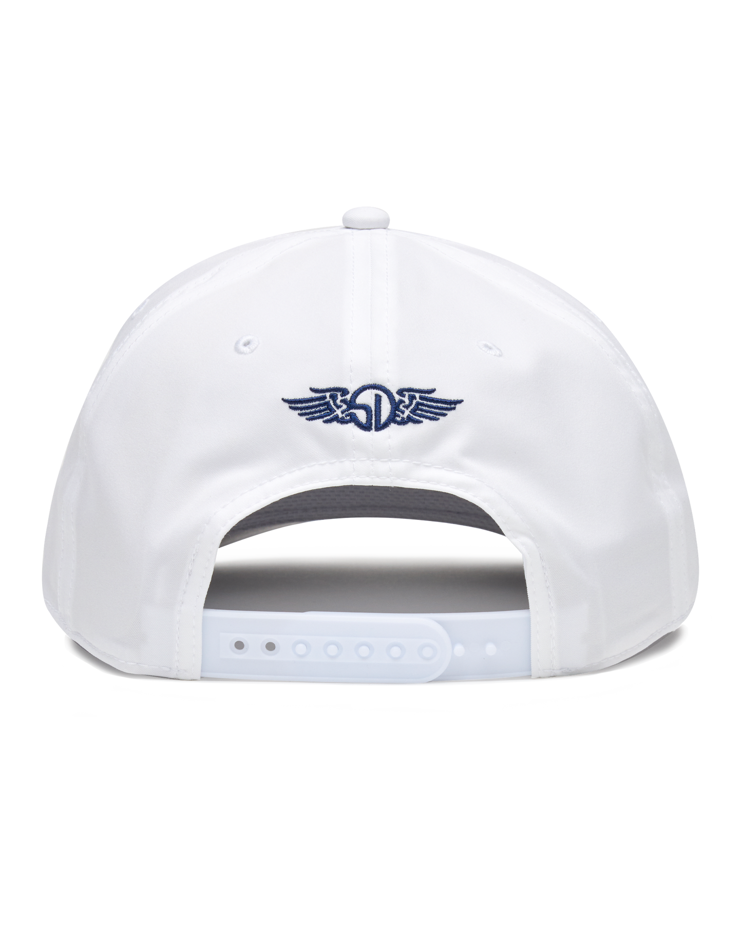 Straight Down Pin High Rope Hat - White