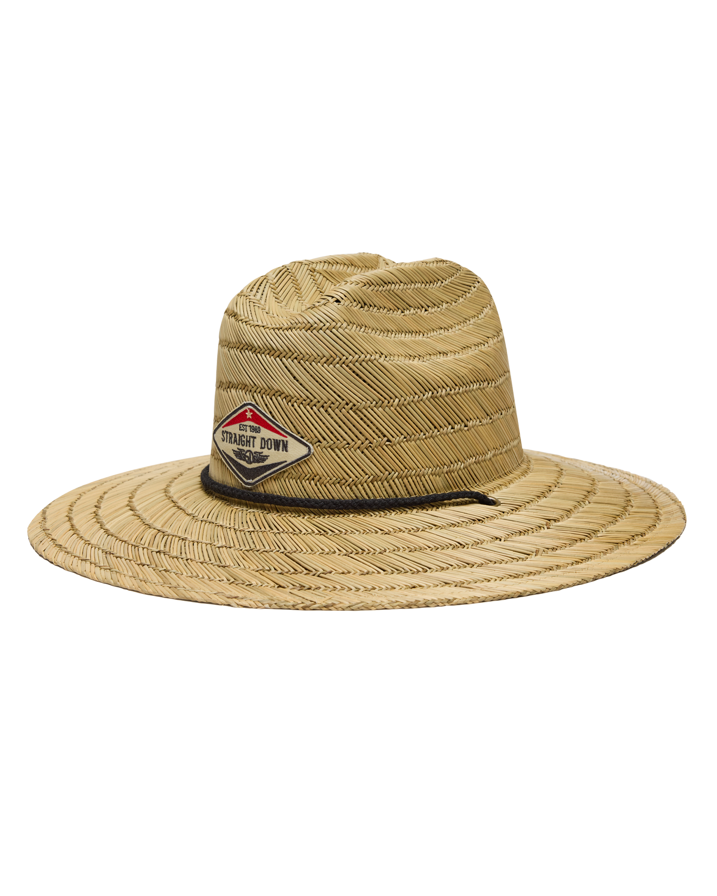 Straight Down Outsider Straw Hat - Brown