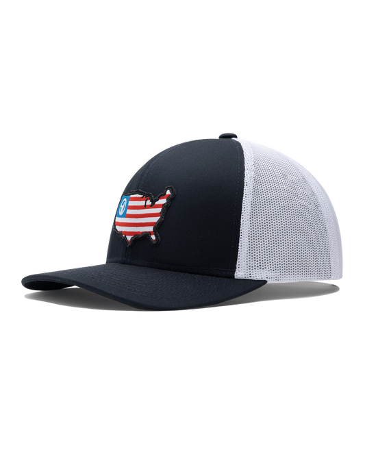 Straight Down United Hat - Navy White