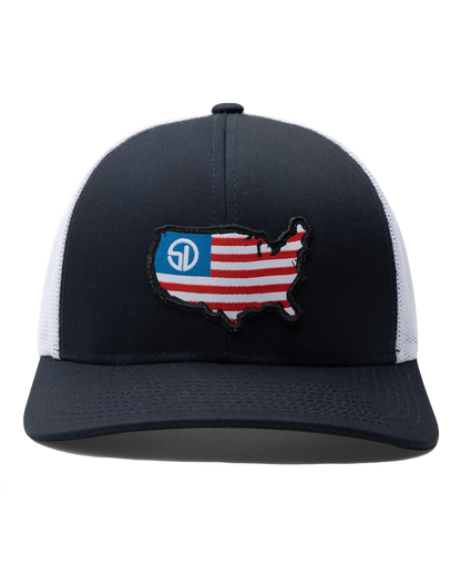 Straight Down United Hat - Navy White