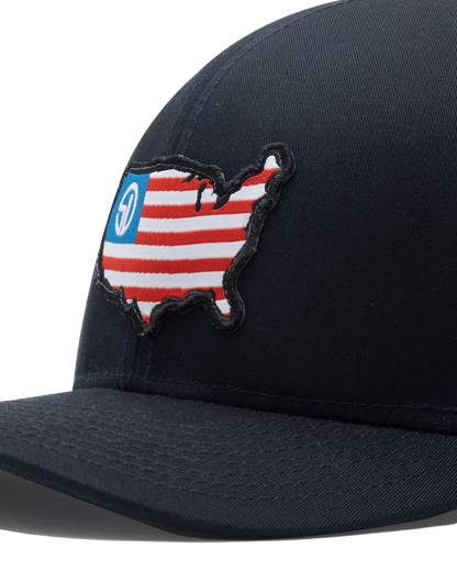 Straight Down United Hat - Navy White