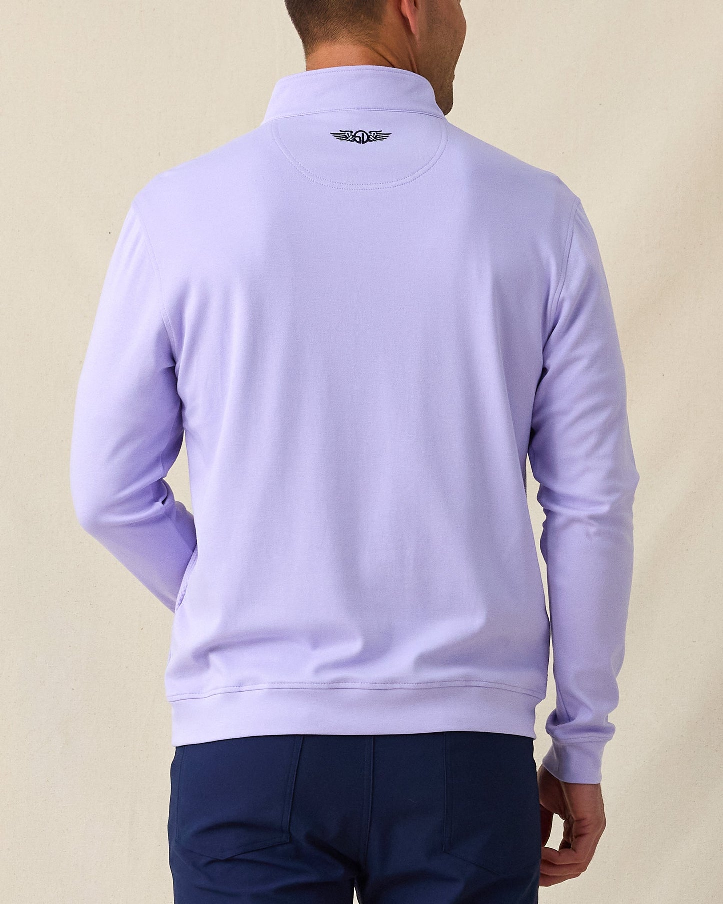 Straight Down Cardiff Quarter Zip - Violet