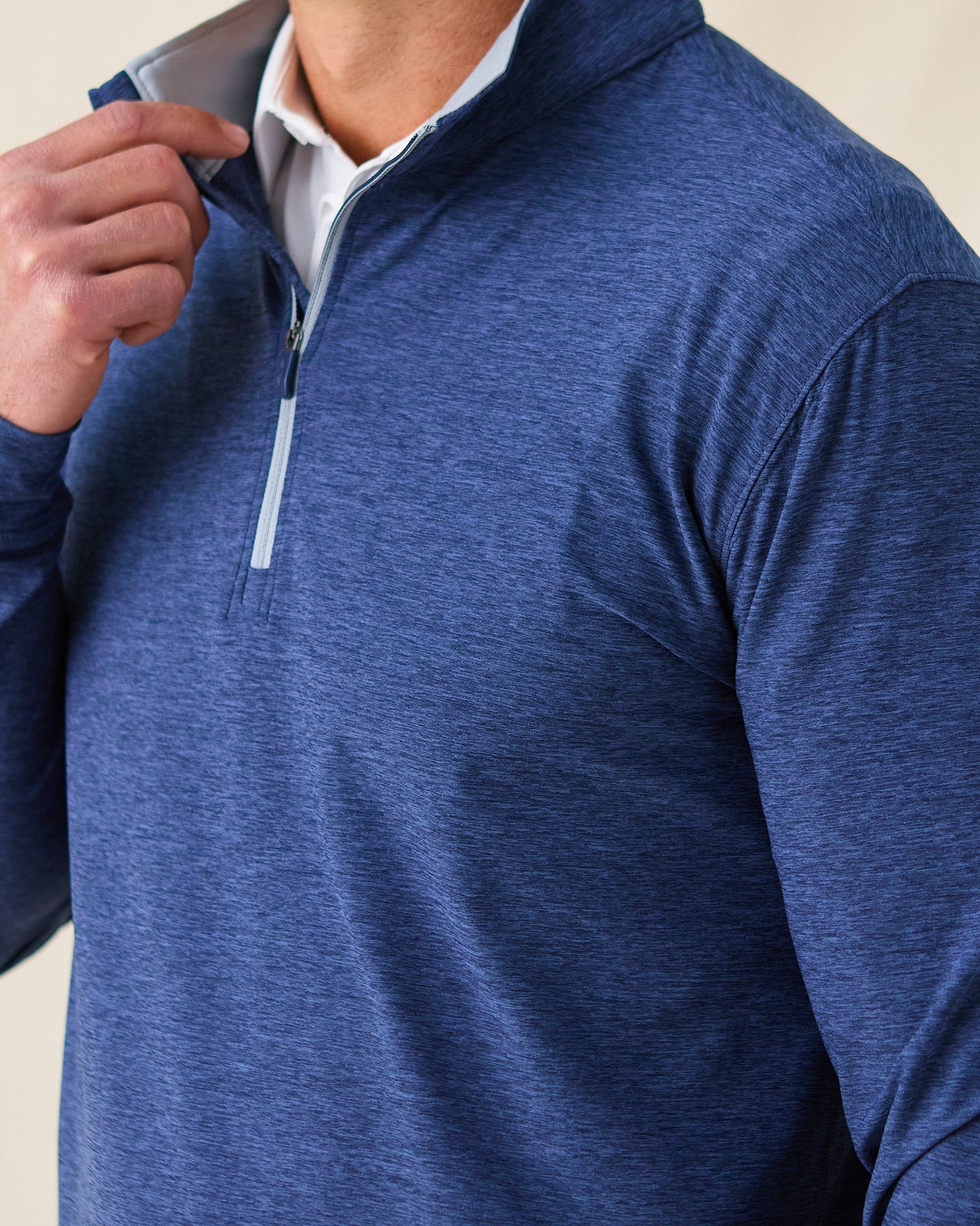 Straight Down Oceanside 2.0 Quarter Zip - Navy