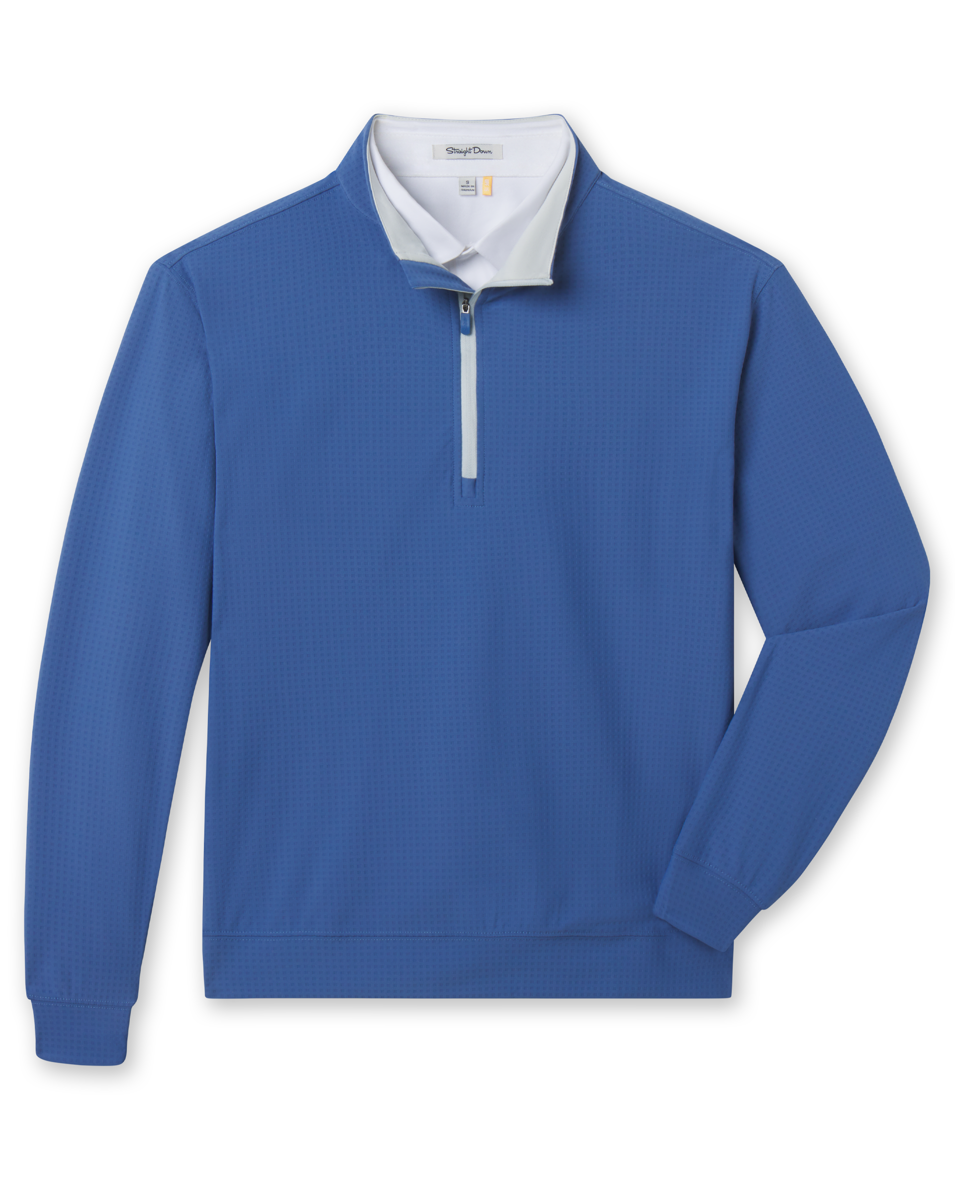 Straight Down Bel Air Quarter Zip - Moonlight