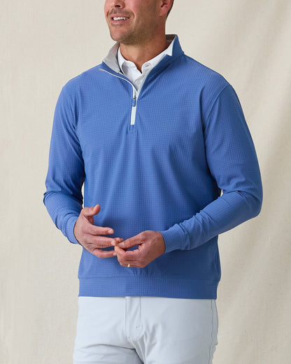 Straight Down Bel Air Quarter Zip - Moonlight