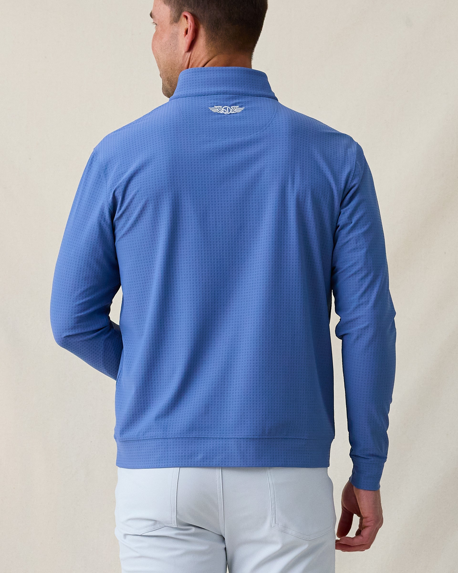 Straight Down Bel Air Quarter Zip - Moonlight