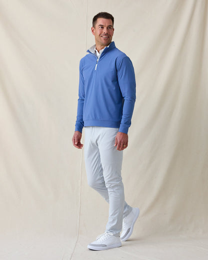 Straight Down Bel Air Quarter Zip - Moonlight
