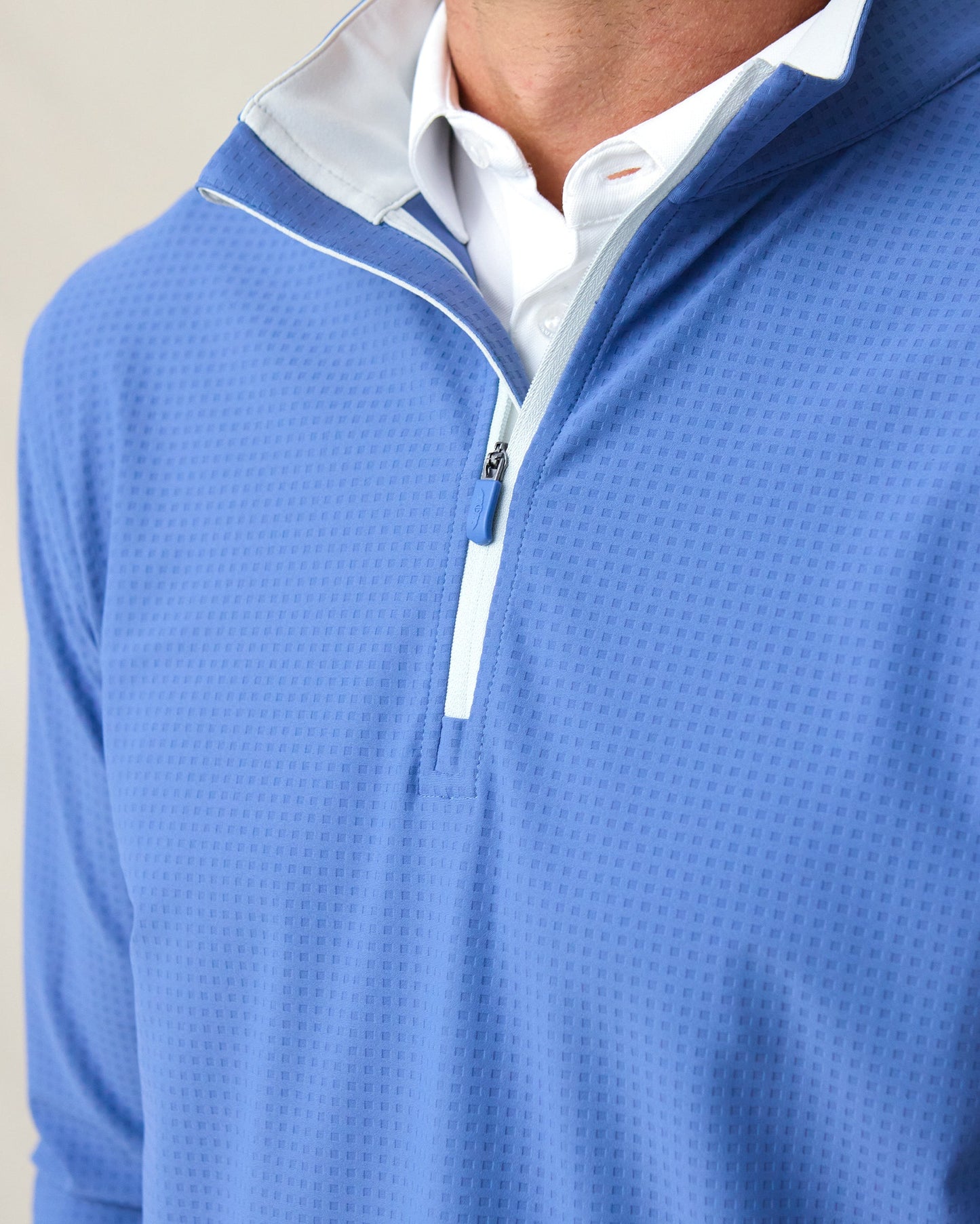 Straight Down Bel Air Quarter Zip - Moonlight
