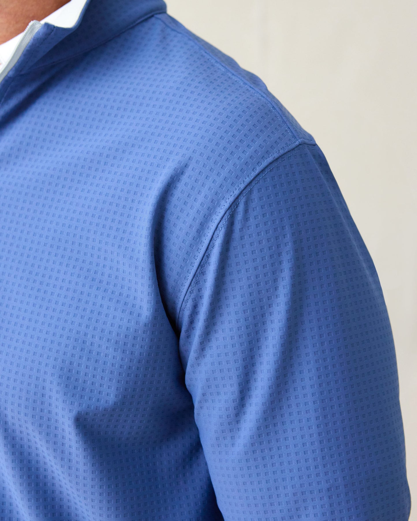 Straight Down Bel Air Quarter Zip - Moonlight