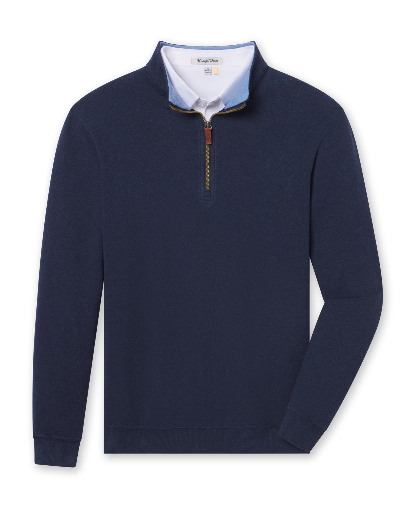 Straight Down Burnside 2.0 Quarter Zip - New Indigo