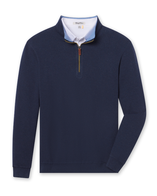 Straight Down Burnside 2.0 Quarter Zip - New Indigo
