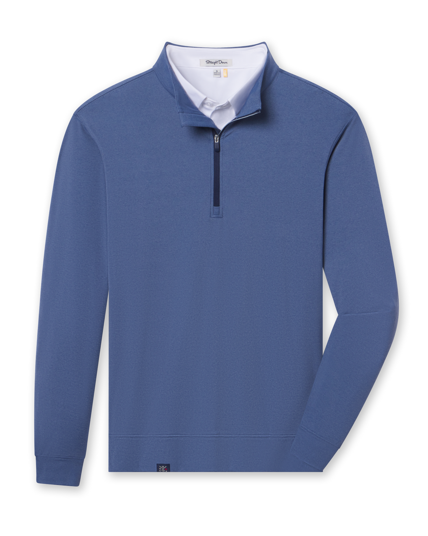 Straight Down Tiburon Quarter Zip - Moonlight