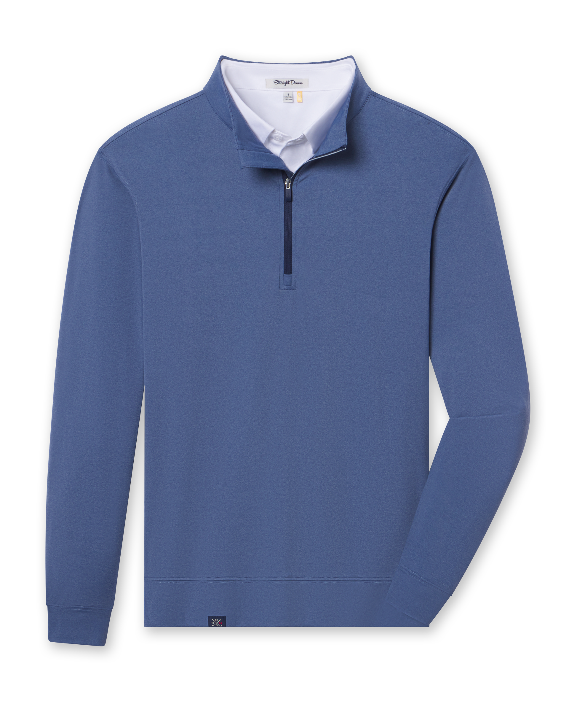 Straight Down Tiburon Quarter Zip - Moonlight