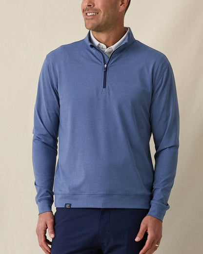 Straight Down Tiburon Quarter Zip - Moonlight