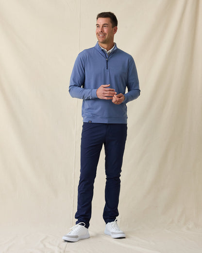 Straight Down Tiburon Quarter Zip - Moonlight