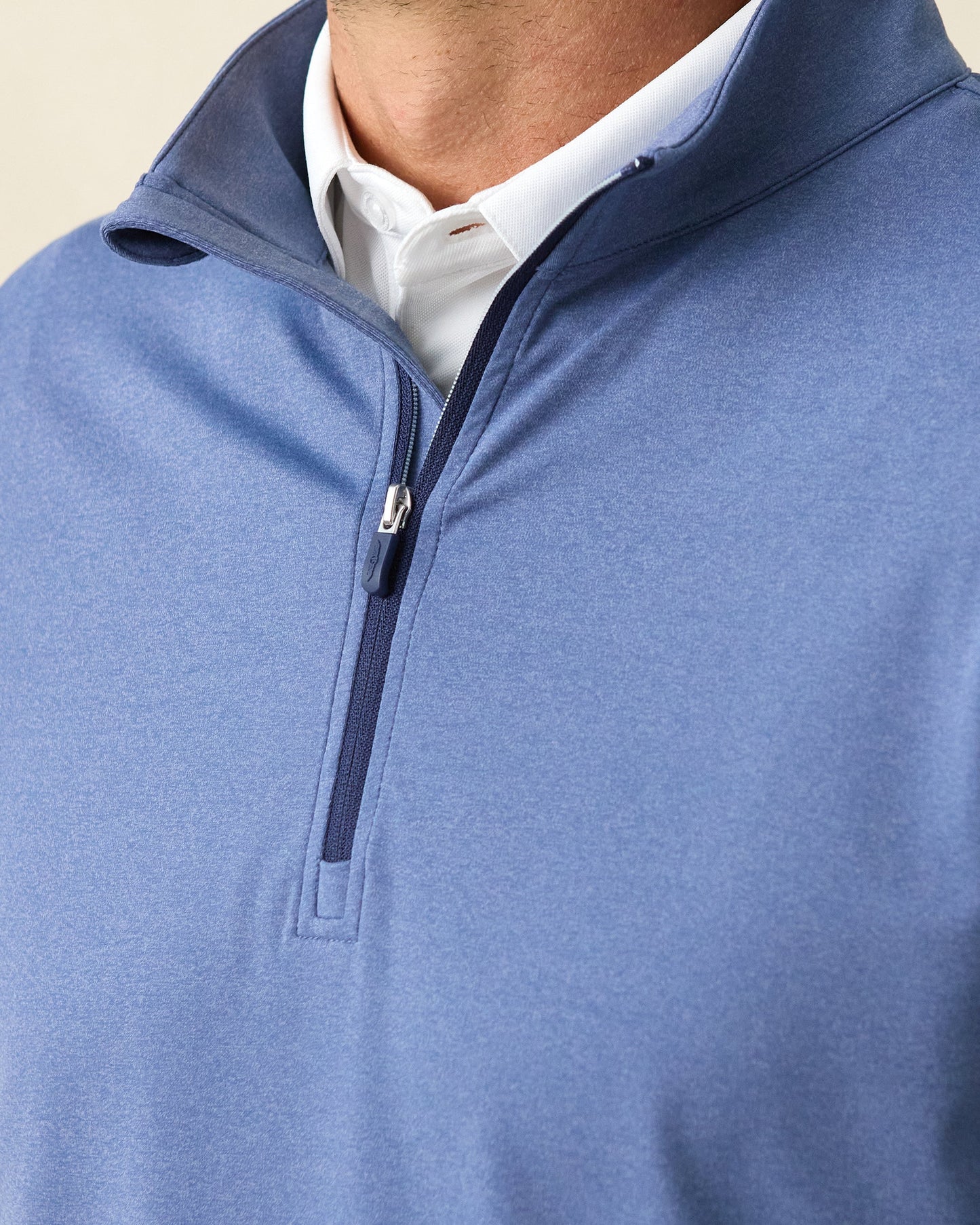 Straight Down Tiburon Quarter Zip - Moonlight