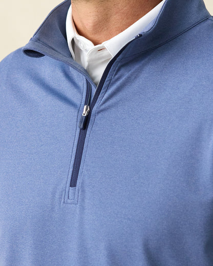 Straight Down Tiburon Quarter Zip - Moonlight