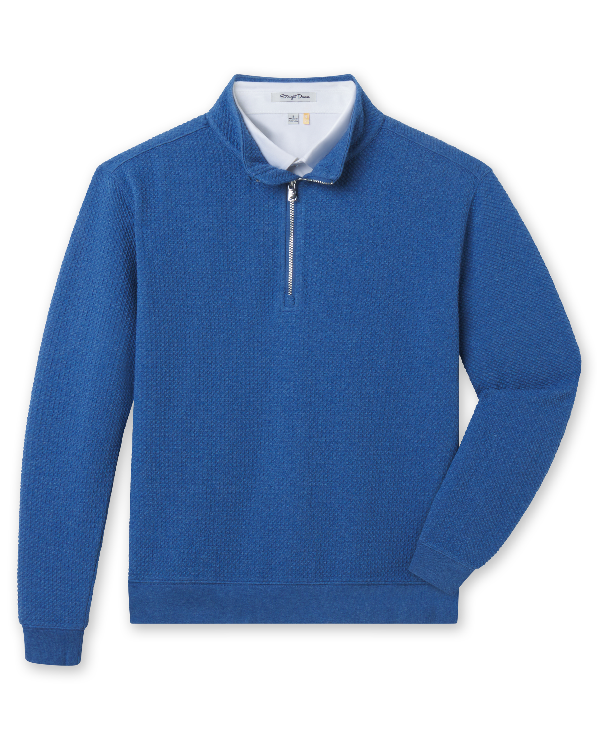 Straight Down Topanga Quarter Zip - Moonlight