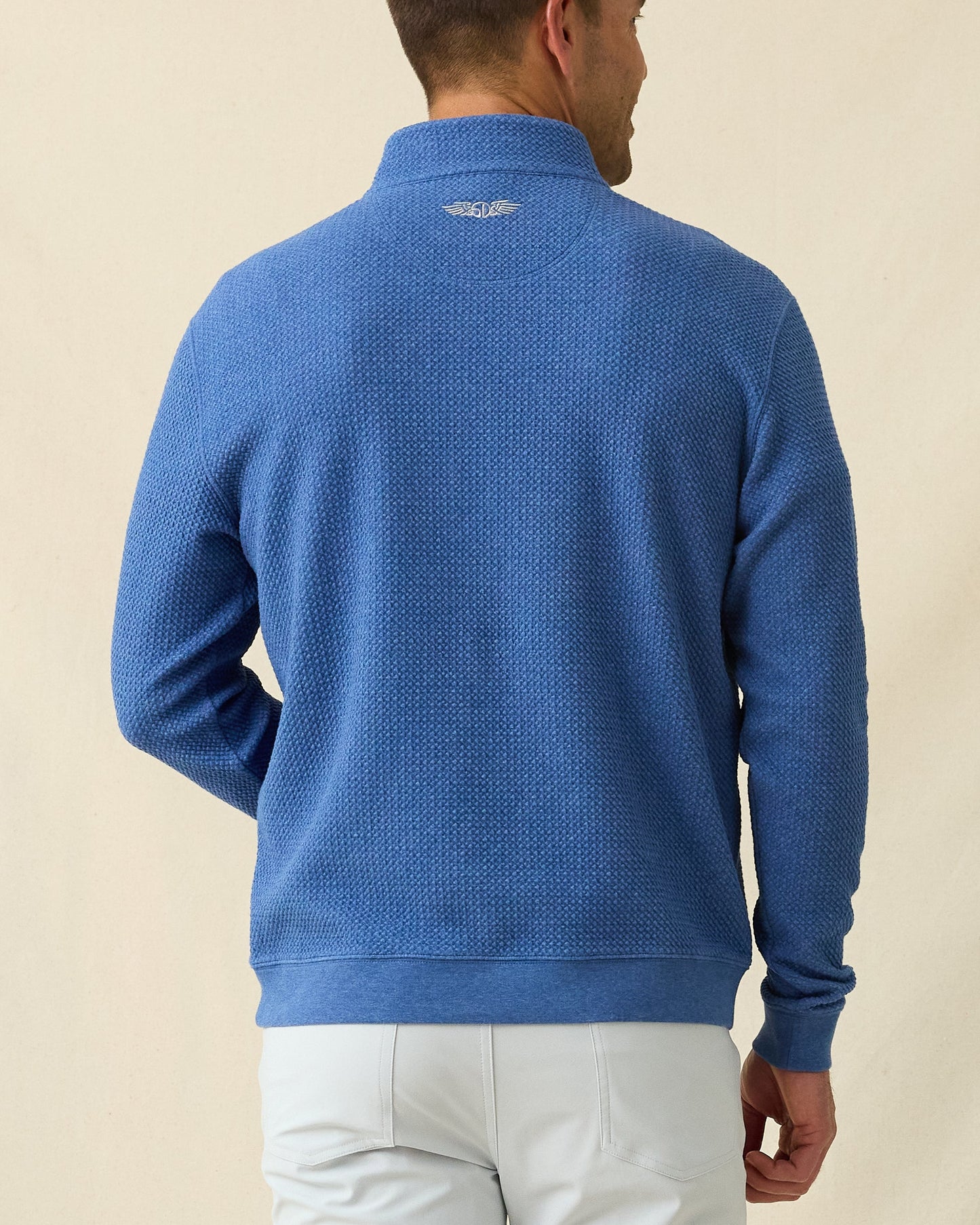 Straight Down Topanga Quarter Zip - Moonlight