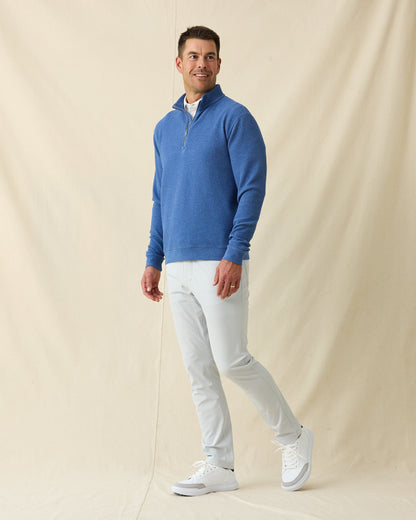 Straight Down Topanga Quarter Zip - Moonlight