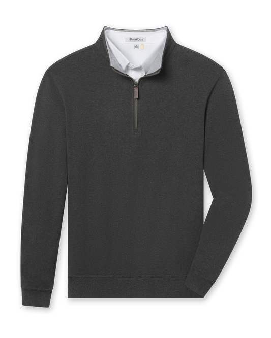 Straight Down Burnside 2.0 Quarter Zip - Charcoal
