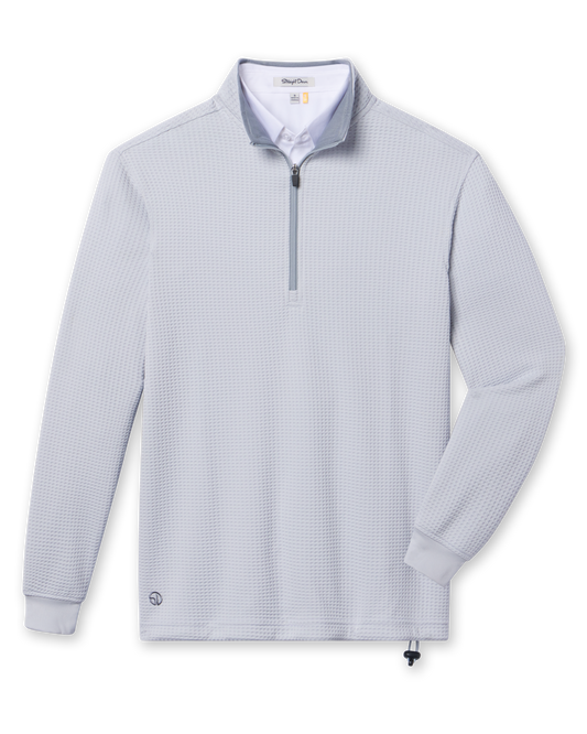 Straight Down Optic Quarter Zip - Silver