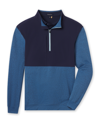 Straight Down Harding Hybrid Quarter Zip - Bering