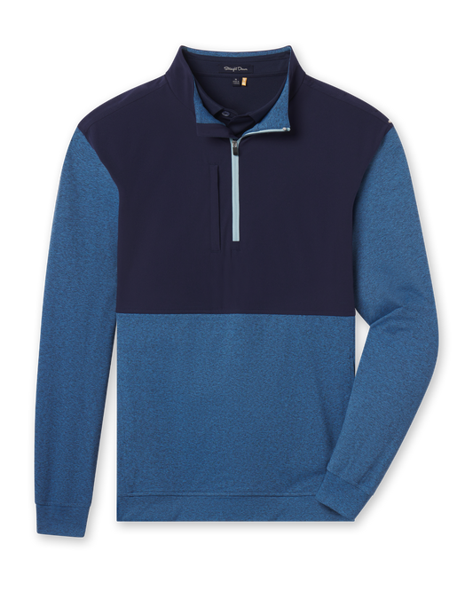 Straight Down Harding Hybrid Quarter Zip - Bering
