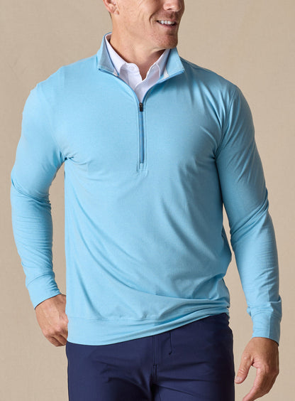 Straight Down Ballard Quarter Zip - Niagara