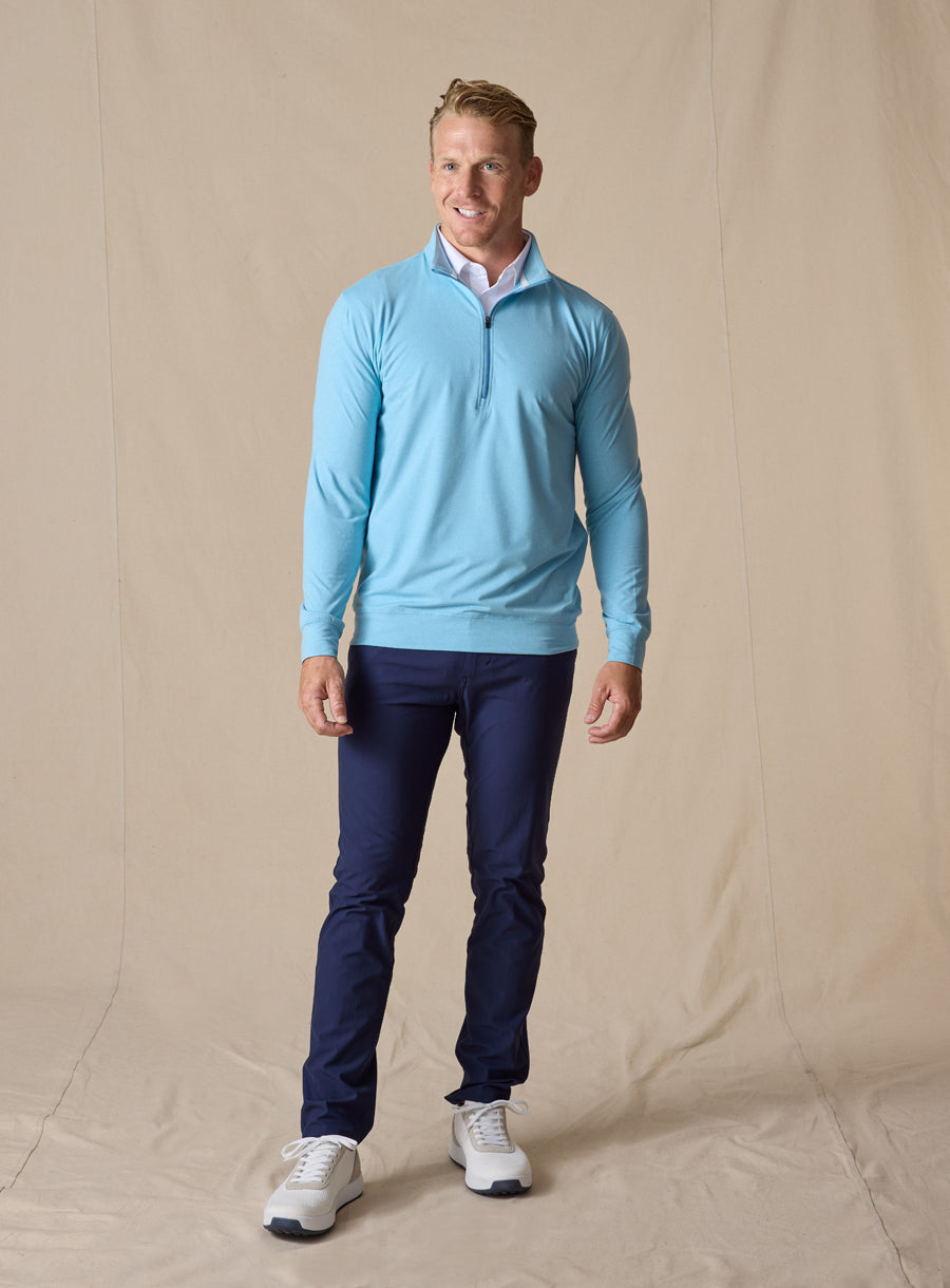 Straight Down Ballard Quarter Zip - Niagara