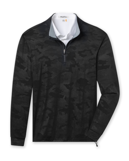 Straight Down Sherman Quarter Zip - Black