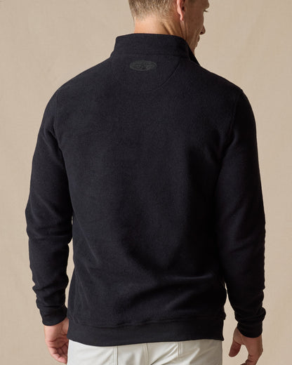 Straight Down Major Quarter Zip - Black