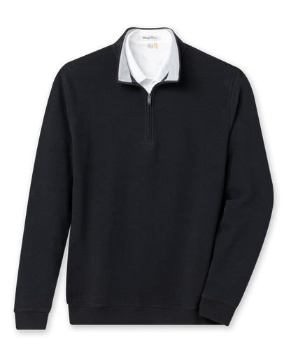Straight Down Catalina Quarter Zip - Black